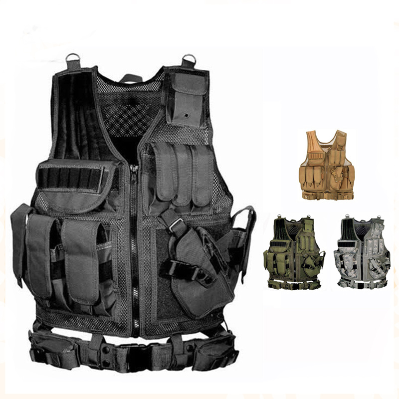 Hunting Outdoor Jacket - Ayarlanabilir Molle Taktik Yelek Savaş vücut