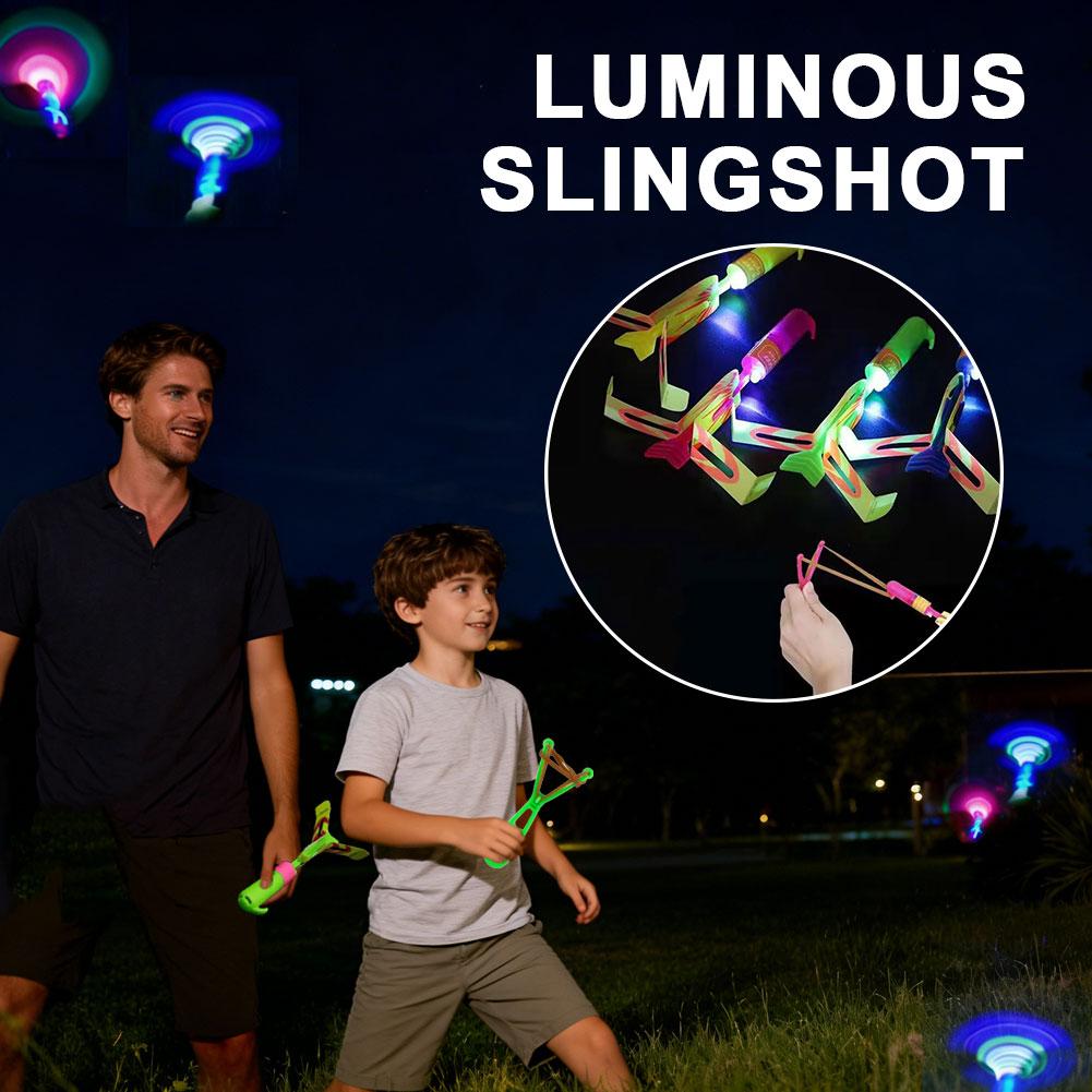 Outdoor Hunting Products - LED Işıklı Pervaneli Uçan Oyuncak Sapanlı