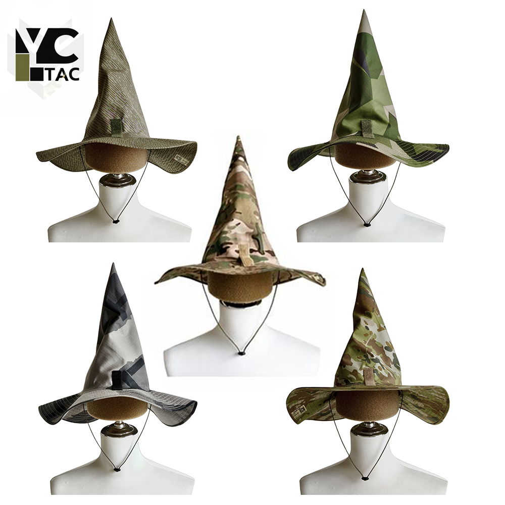 Hunting Outdoor Hats - YCTAC Camo Sihirbaz Şapkası Taktik Boonie