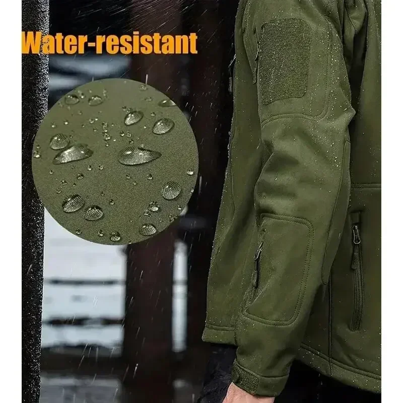 5XL 6XL Rus Kamuflaj Taktik Ün - Outdoor Hunting Fleece incelemesi ve fiyatı